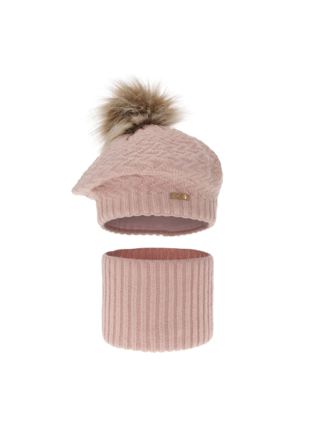 Maxte 6987 Girls' Winter Set Atene – Hat with Pompom and… | Diademita