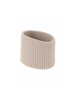 Mädchen Winter-Schlauchschal Vanilla aus Merinowolle – Beige