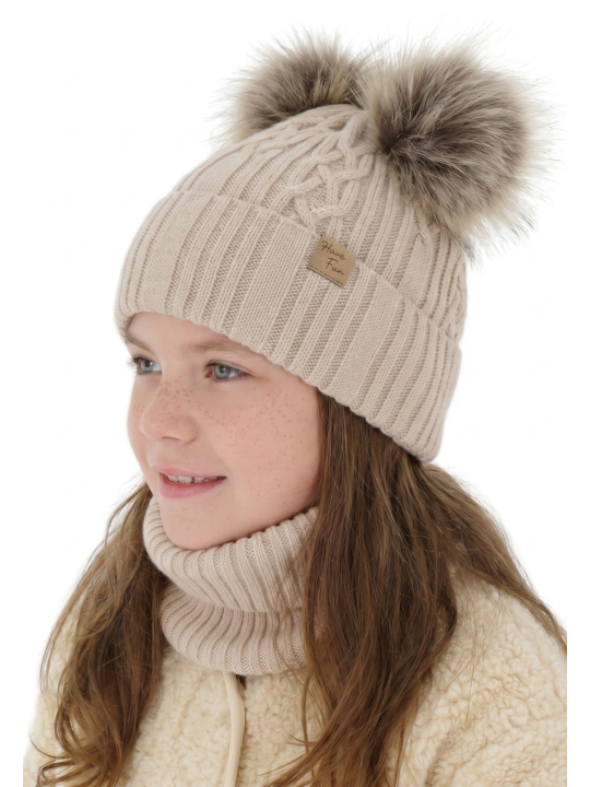 Maxte 7020 Mädchen Winterset Sierra – Mütze mit zwei… | Diademita