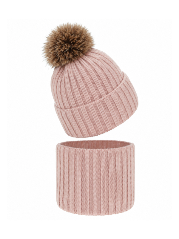 Maxte 7634 Girls' Winter Set Lucerne – Hat with Pompom… | Diademita