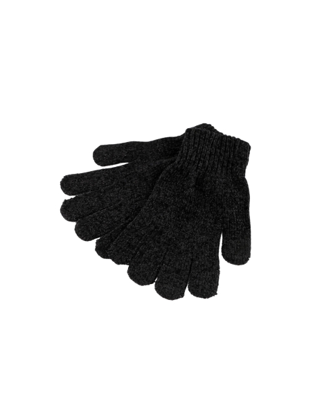 Maxte 320762-BLACK Unisex Chenille Gloves | Diademita