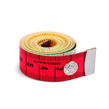 Schneidermassband mit Druckknopf 150 cm profi