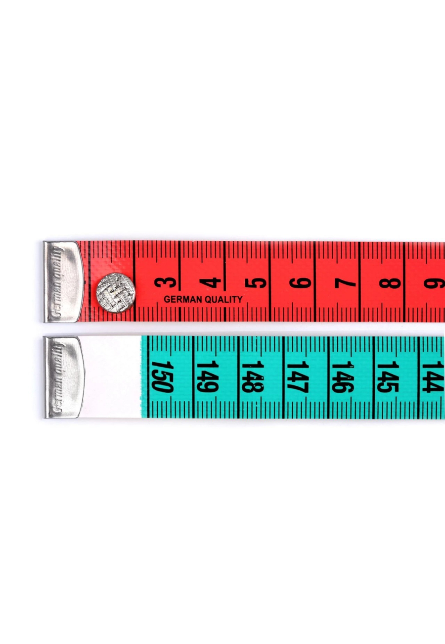 Schneidermassband mit Druckknopf 150 cm profi Schneidermassband mit Druckknopf 150 cm profi