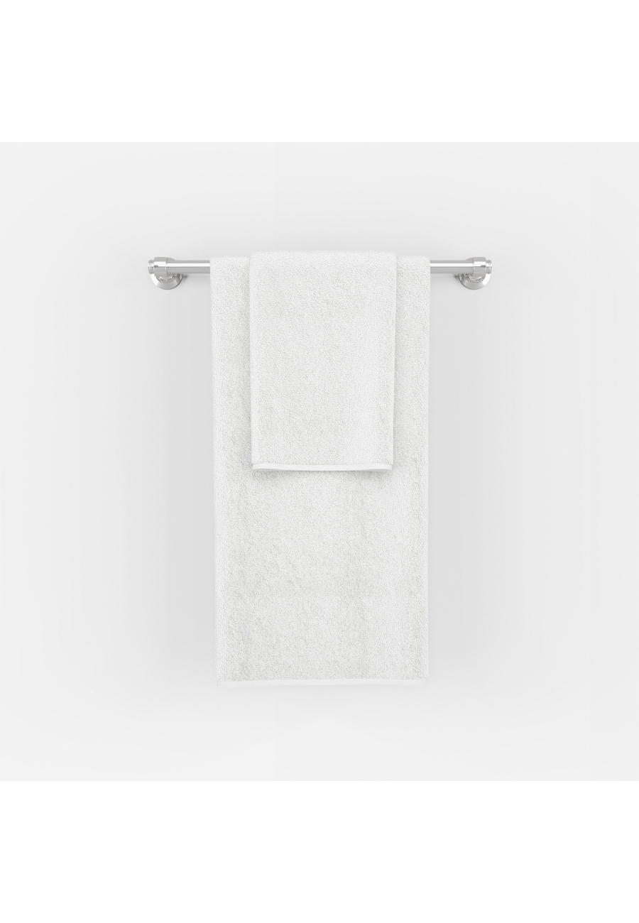 Set of 2 Shower Towels, Bath Towels, 70x140 cm, Cotton, White, 450 gr/m2, Extra Thick Set of 2 Shower Towels, Bath Towels, 70x140 cm, Cotton, White, 450 gr/m2, Extra Thick