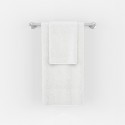 Set of 2 Shower Towels, Bath Towels, 70x140 cm, Cotton, White, 450 gr/m2, Extra Thick Set of 2 Shower Towels, Bath Towels, 70x140 cm, Cotton, White, 450 gr/m2, Extra Thick