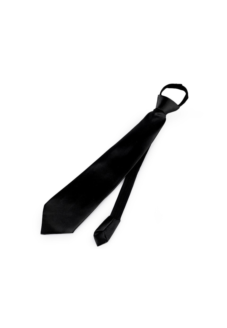 Party Krawatte Satin 7 cm für Herren festliche Veranstaltungen, einfarbig, einfache Bindung