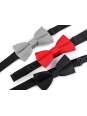 Noble Children's Boys Bow Tie Silk Tied and Adjustable Length 9 x 4.5 cm