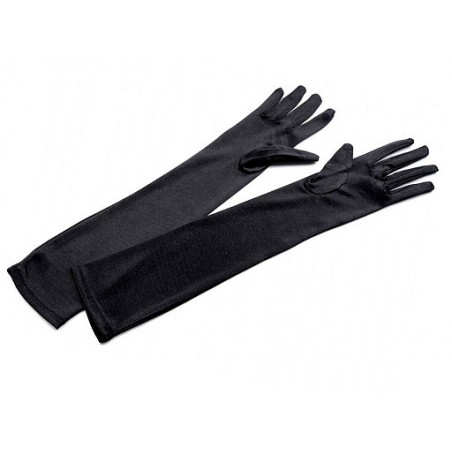 Satin Handschuhe lang feierliche Anlässe für Damen