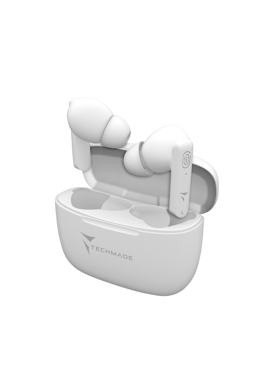 Techmade Earbuds T31 White