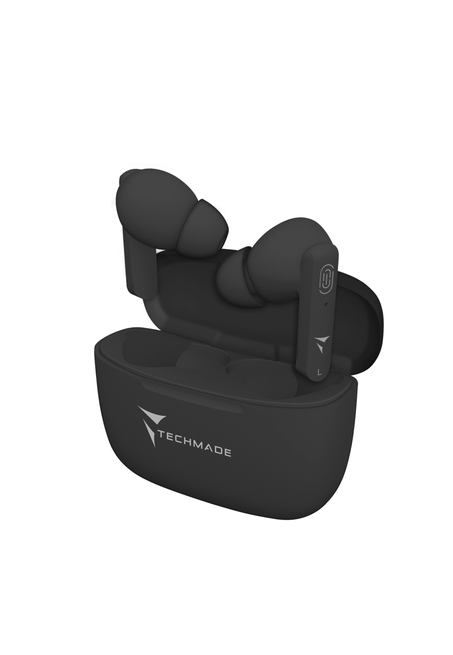 Techmade Earbuds T31 Black