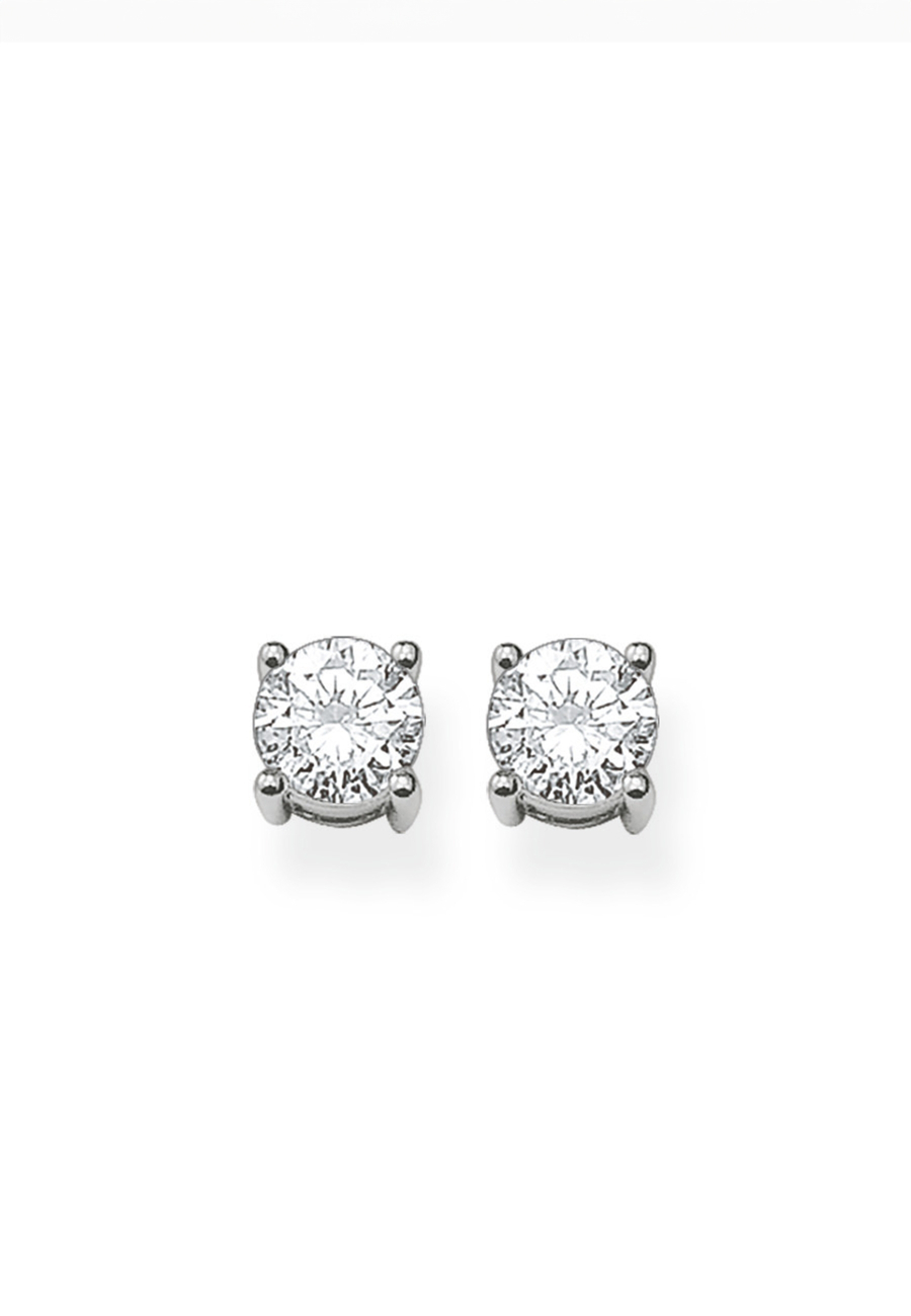 Boucles d'oreilles Pierre Blanche