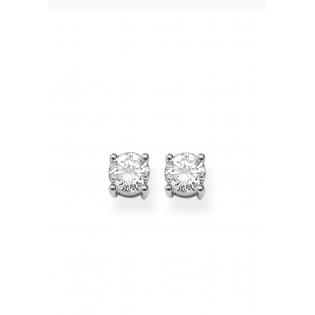 Boucles d'oreilles Pierre Blanche