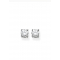 Boucles d'oreilles Pierre Blanche
