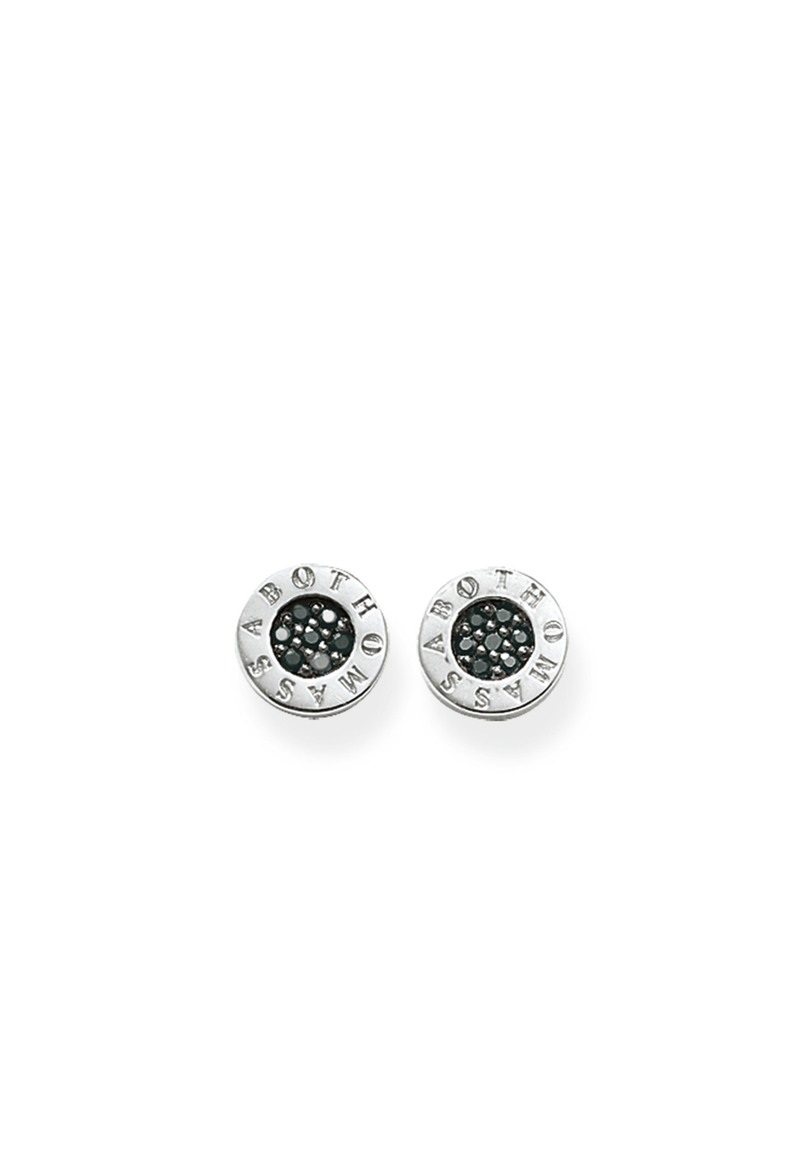 Ear Studs Classic Pavé Black