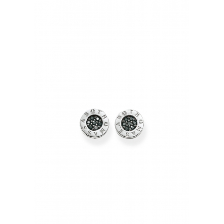 Ear Studs Classic Pavé Black