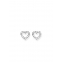 Boucles d'Oreilles Coeurs Grandes