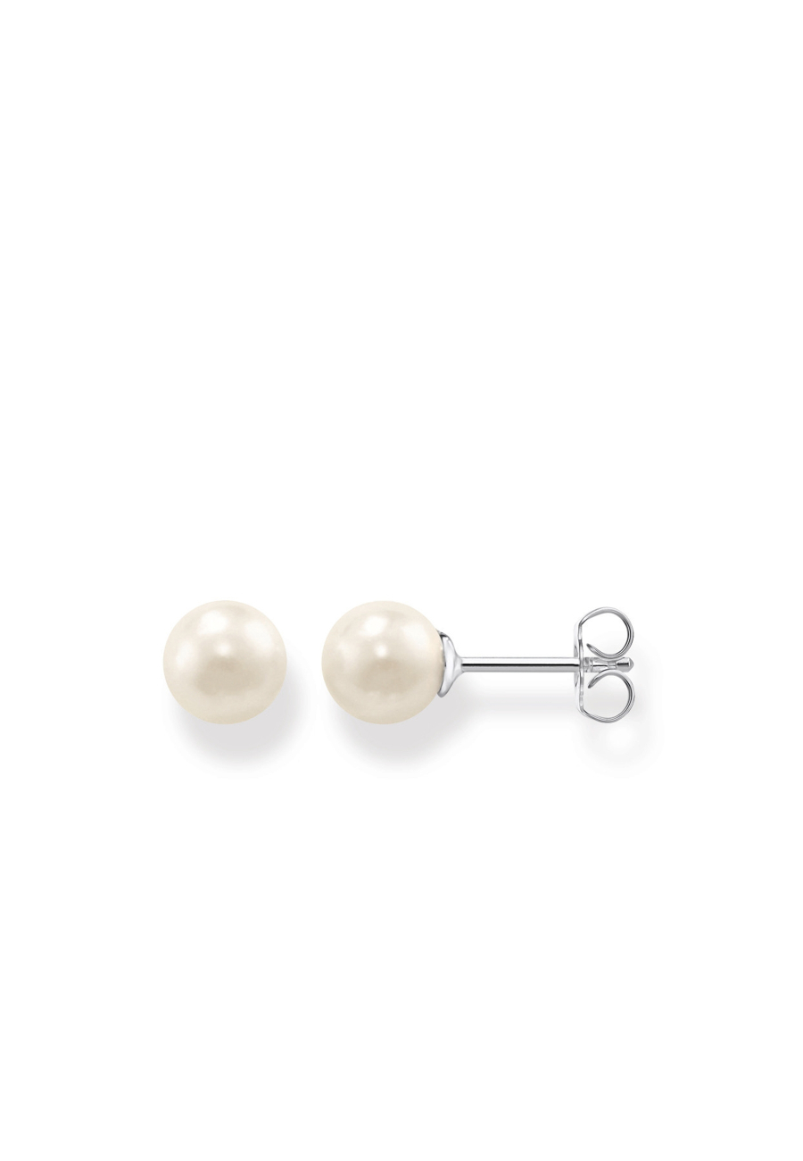 Boucles d'Oreilles Argent Perlé