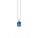 Collar Piedra Azul Plata