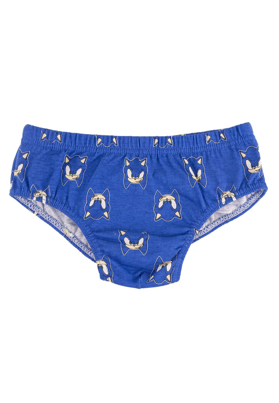 Unterwäsche-Set für Jungen 3 Teile Sonic