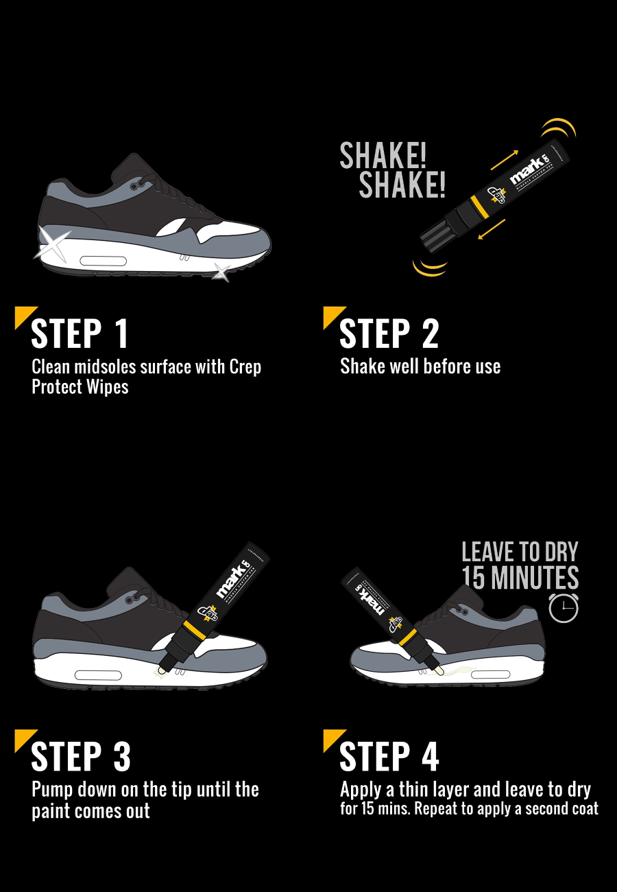 Crep Protect Mark-On Black Pen Crep Protect Mark-On Black Pen