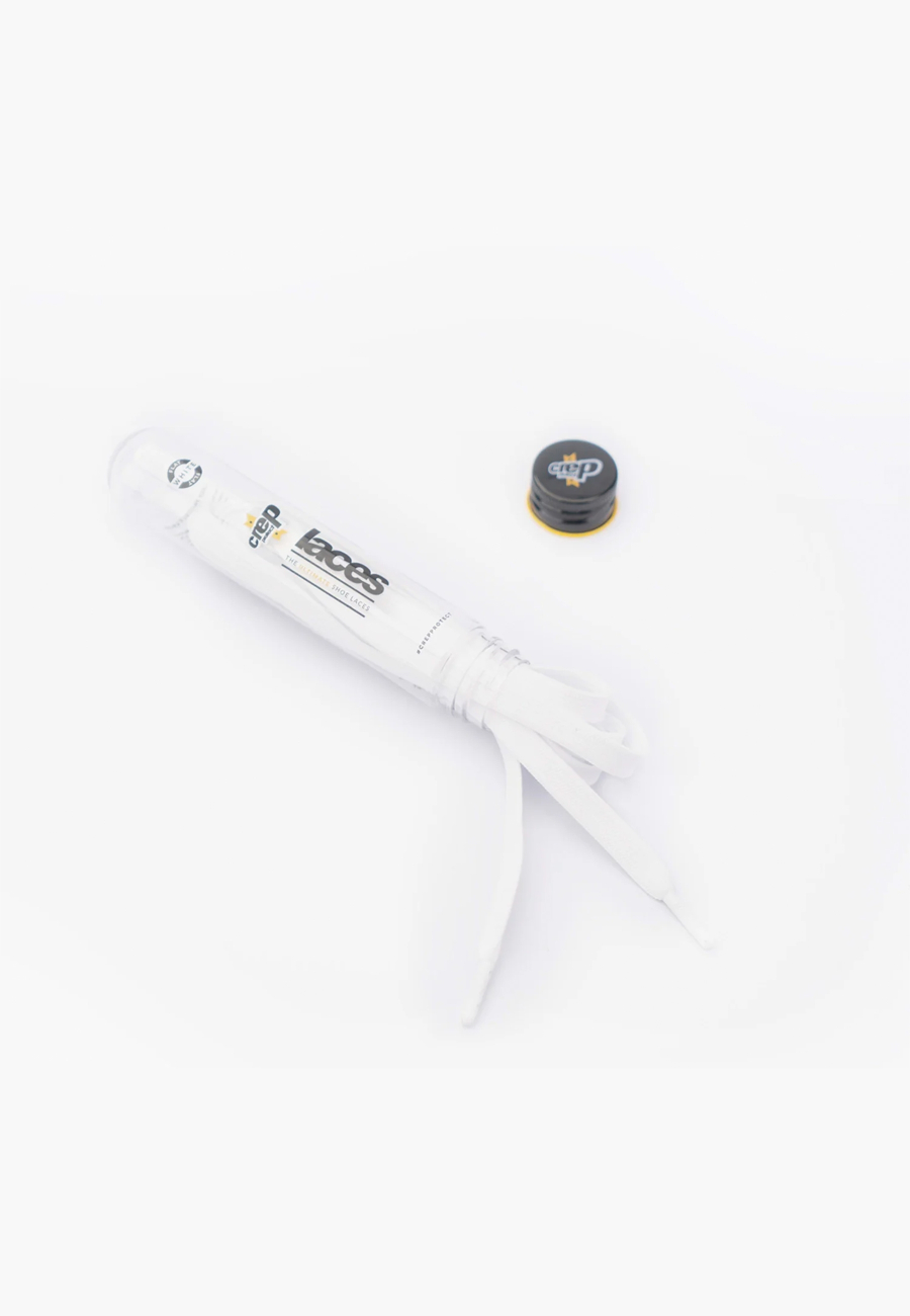 Crep Protect Laces White Flat Crep Protect Laces White Flat
