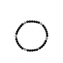 Armband Totenkopf Schwarz