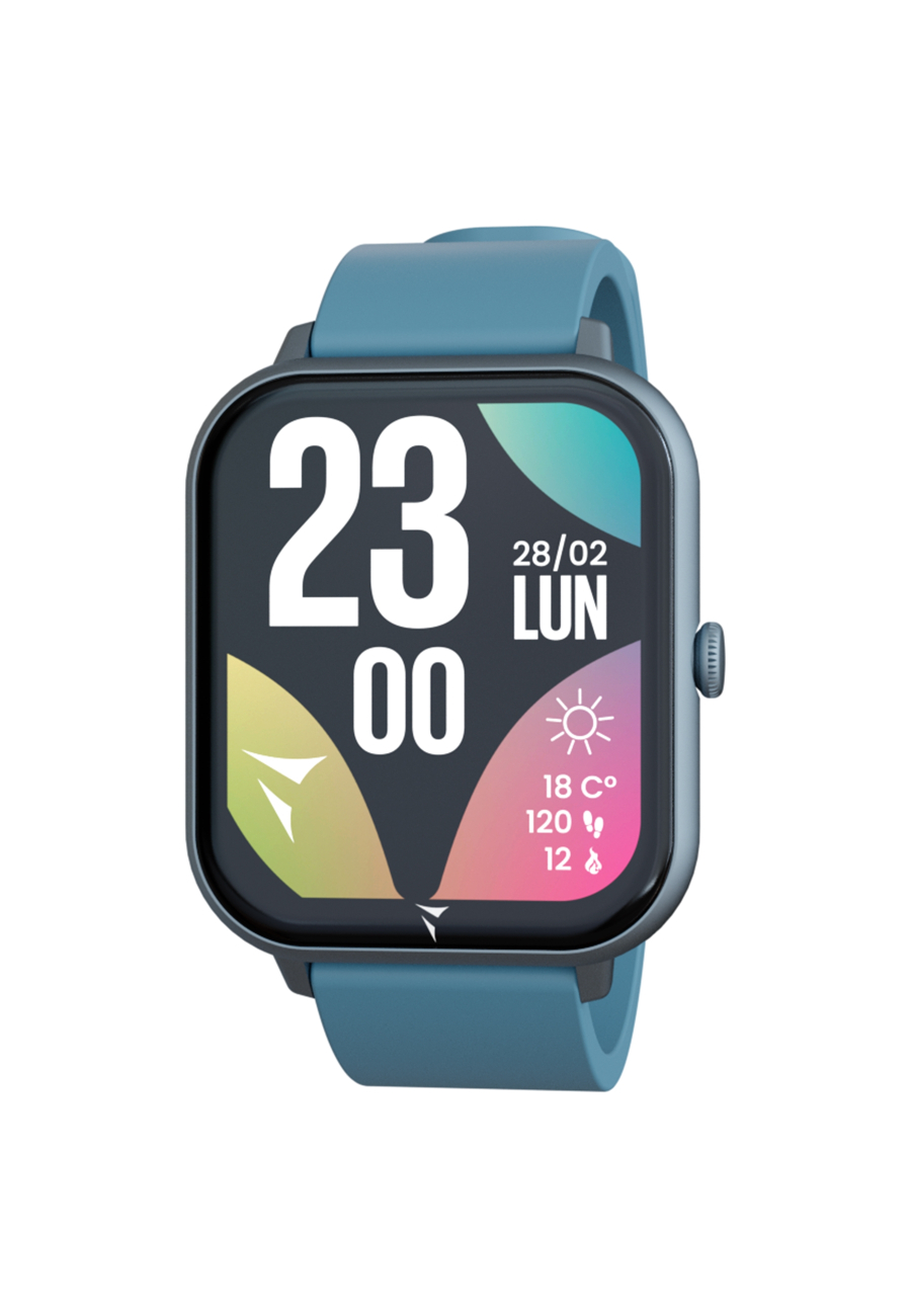 Smart Watch Glow Dark Blue