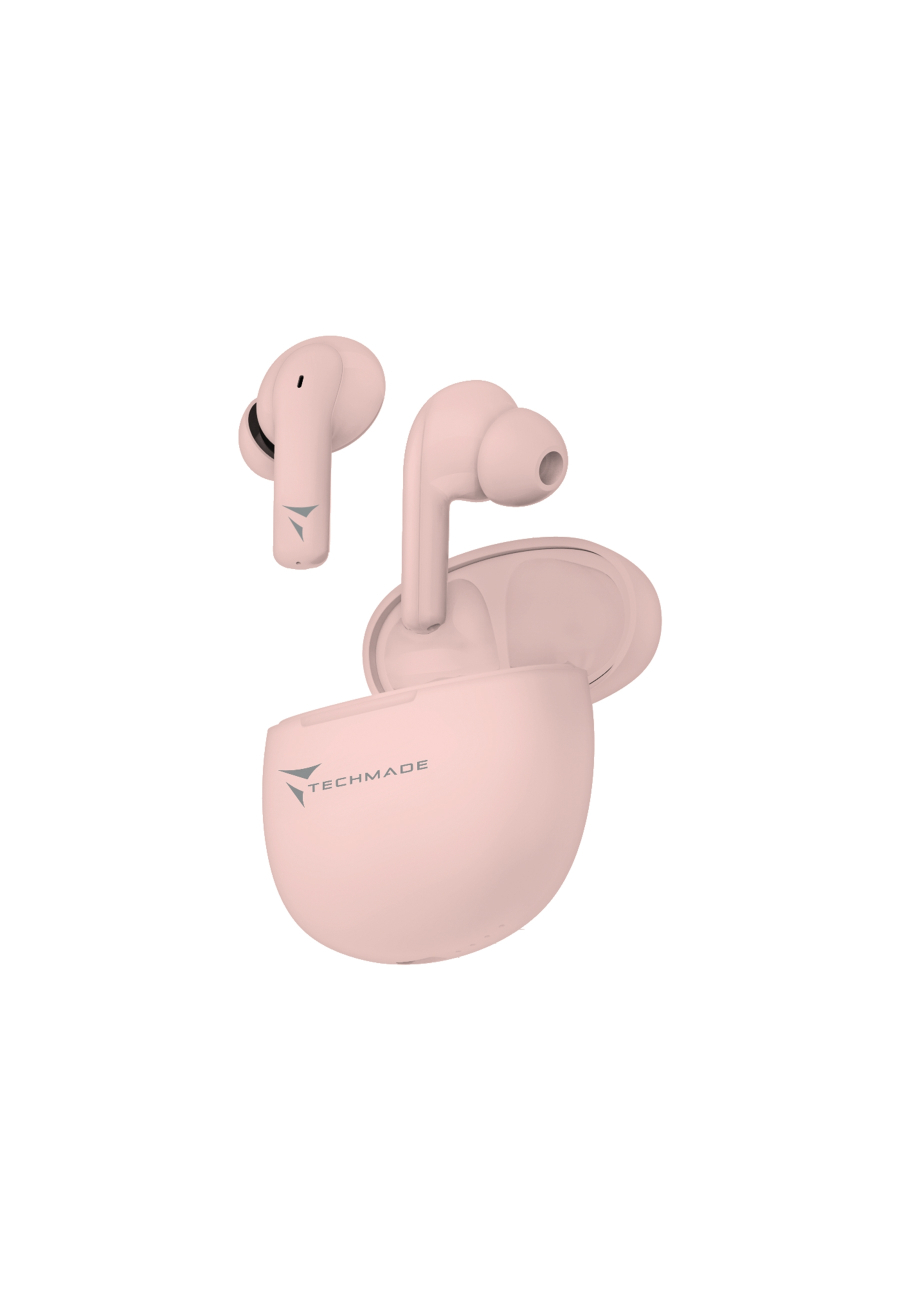 Techmade Earbuds K201E Pink