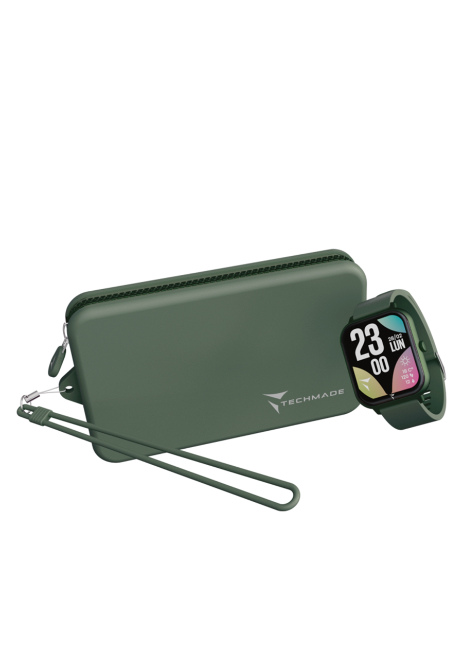 Smart Watch Glow Dark Green