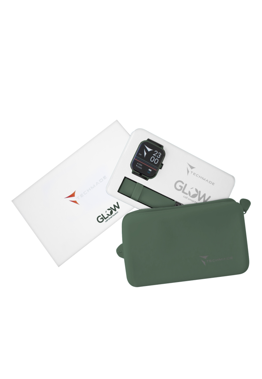Smart Watch Glow Dark Green