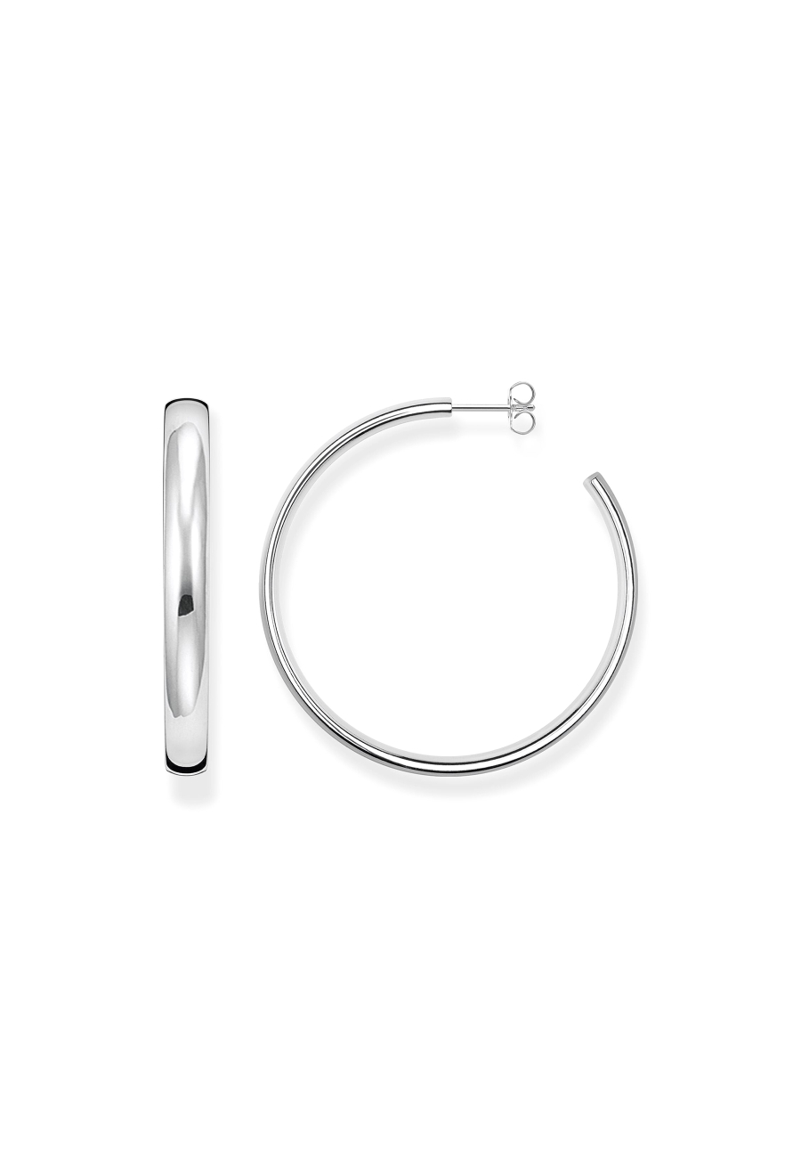 Boucles d'oreilles Grandes Chunky Argent