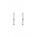 Pendientes de aro Gran Chunky Plata