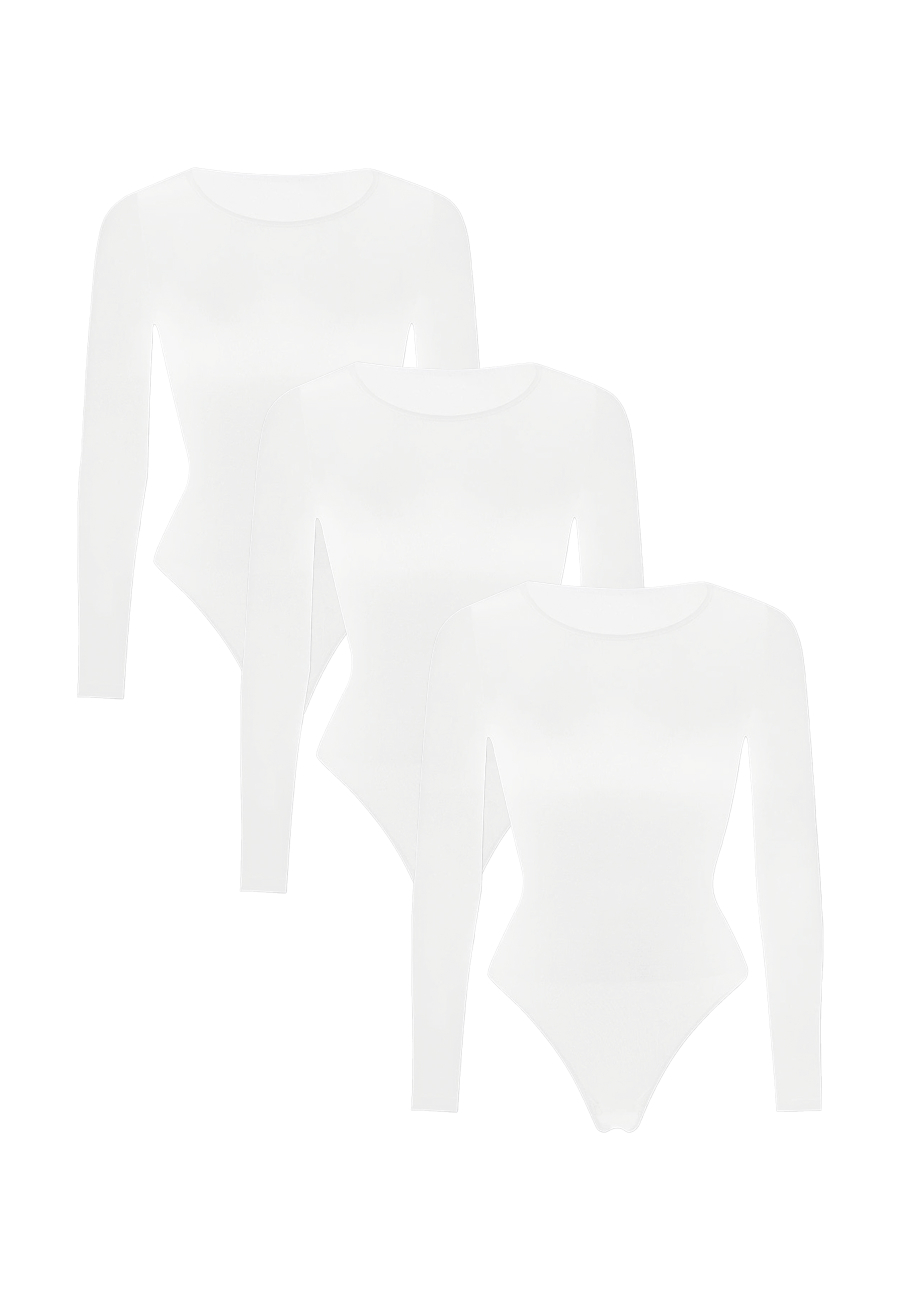 BASIC MAX Langarm Body Frauen 3er Pack BASIC MAX Langarm Body Frauen 3er Pack
