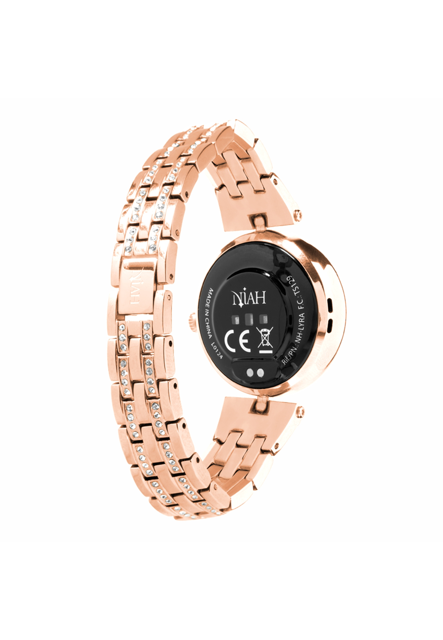 Reloj inteligente Lyra Medium Mesh Gold Rose Reloj inteligente Lyra Medium Mesh Gold Rose