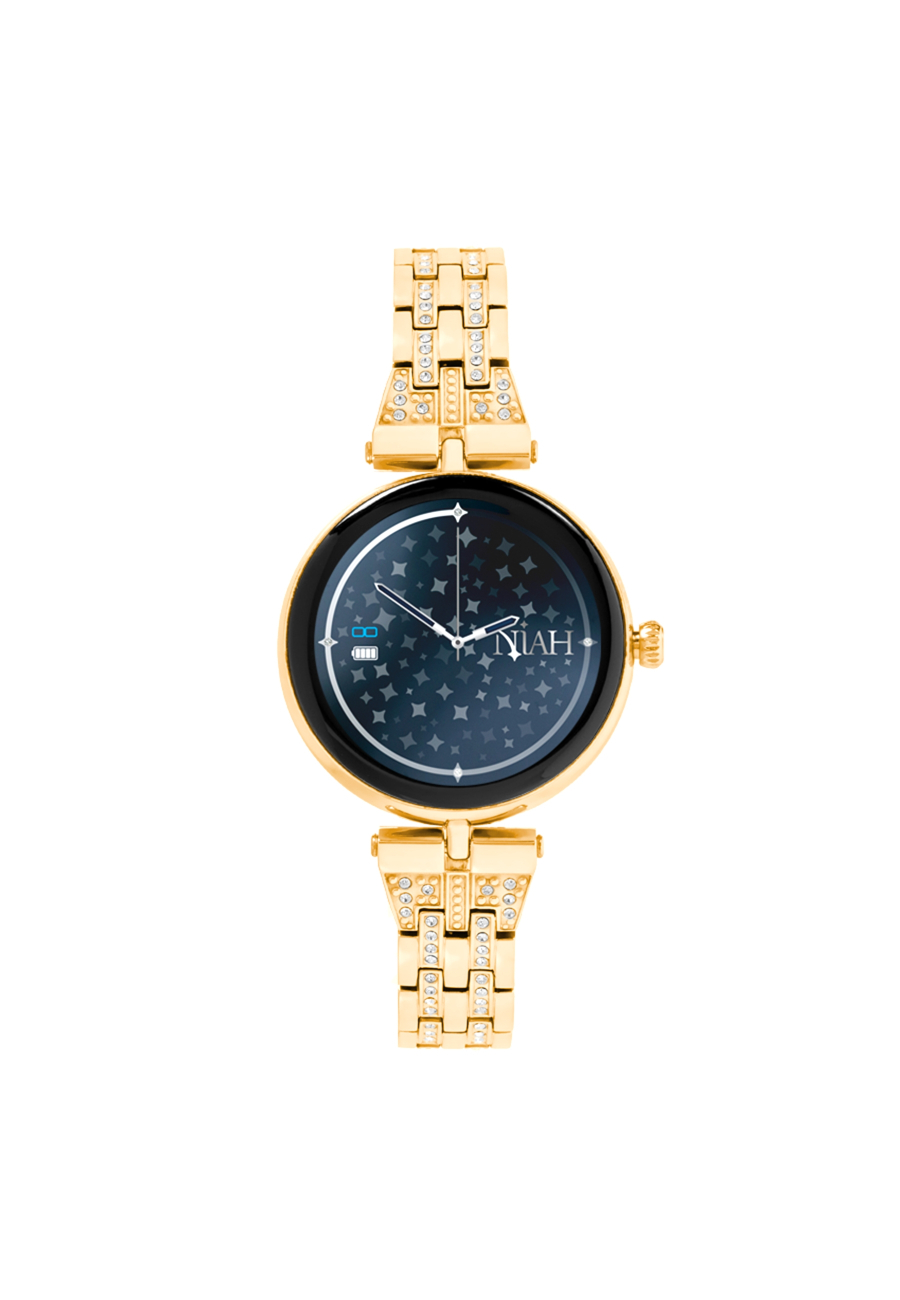 Smart Horloge Lyra Medium Mesh Goud
