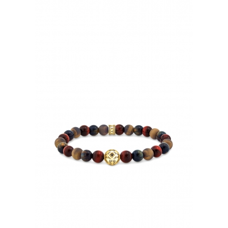 Armband Tigerauge Gold