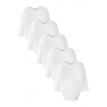 Baby Body Anzug Langarm Unisex 5er-Pack