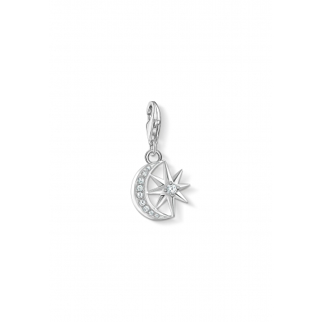 Charm-Anhänger Stern & Mond