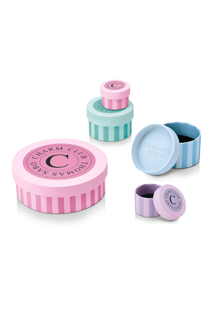 Charm-Anhänger Blau Cocktailglas