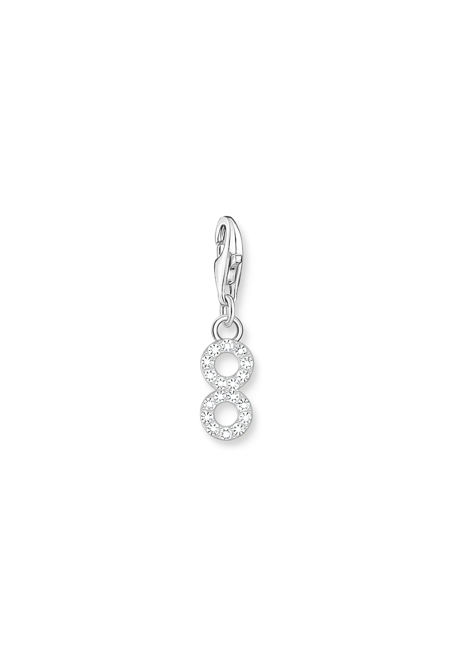 Colgante Charm Número "8" Circonita