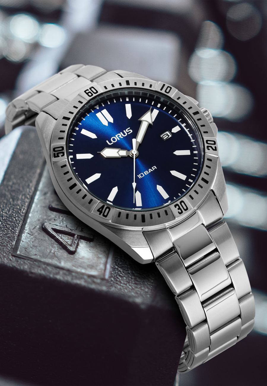 Lorus Classic Hombre Azul Plata Lorus Classic Hombre Azul Plata