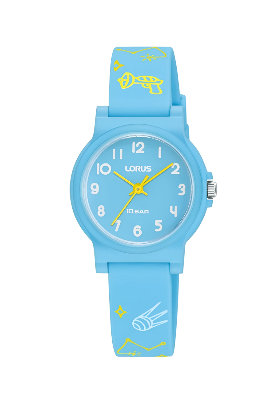 Lorus Kids Spaceship Stars Light Blue