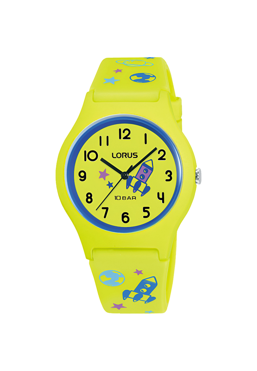 Lorus Kids Spaceship Galaxy Yellow