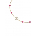 GUESS Bracelet Natural Stones Pink
