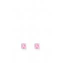 Ohrstecker Rosa Steine Silber