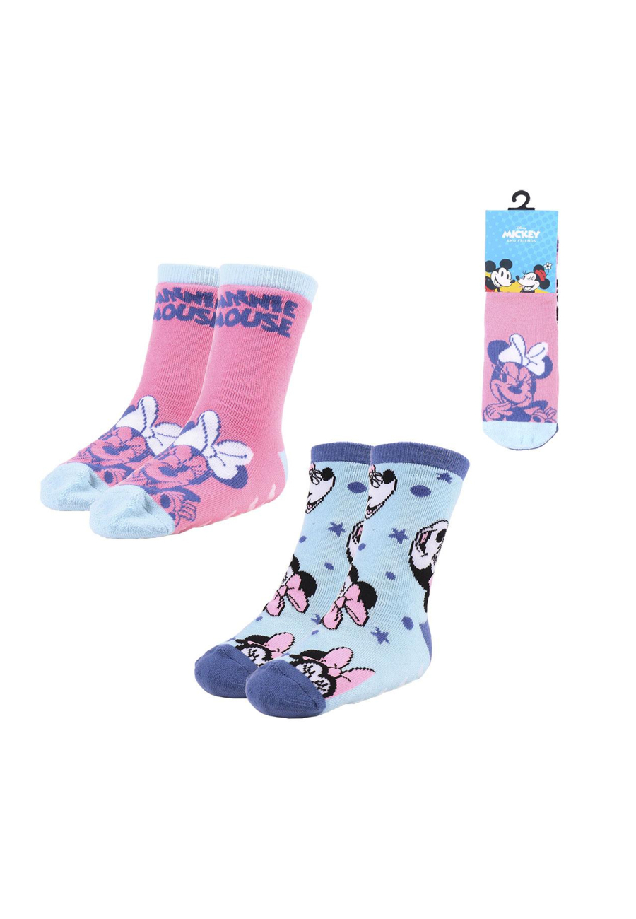 Anti-Rutsch-Socken 2 Stück Minnie Anti-Rutsch-Socken 2 Stück Minnie