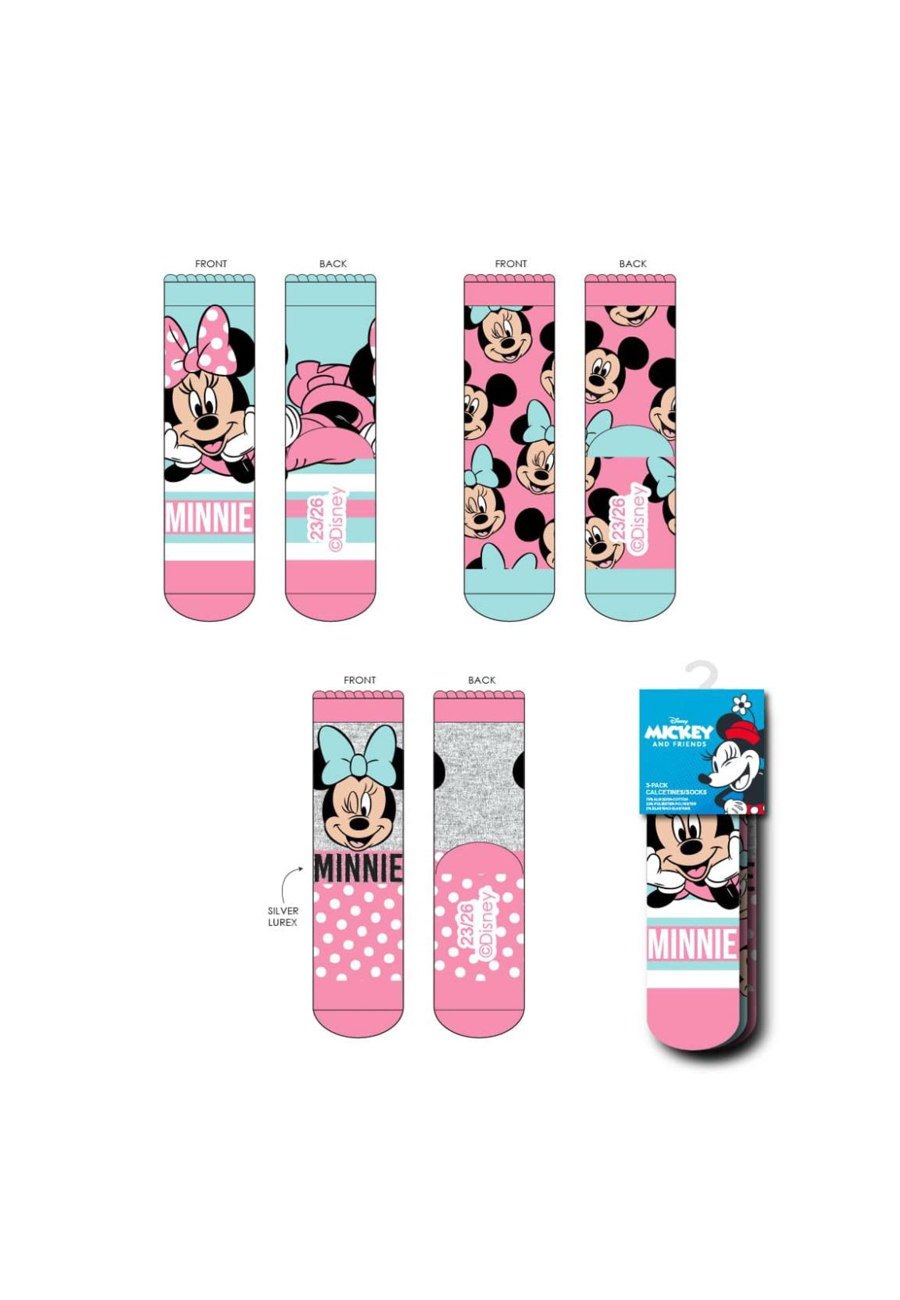 Lot de chaussettes 3 pièces Minnie Lot de chaussettes 3 pièces Minnie