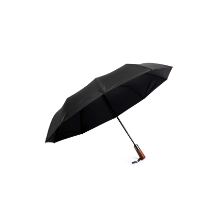 Regenschirm Automatik Faltbar Groß Schwarz