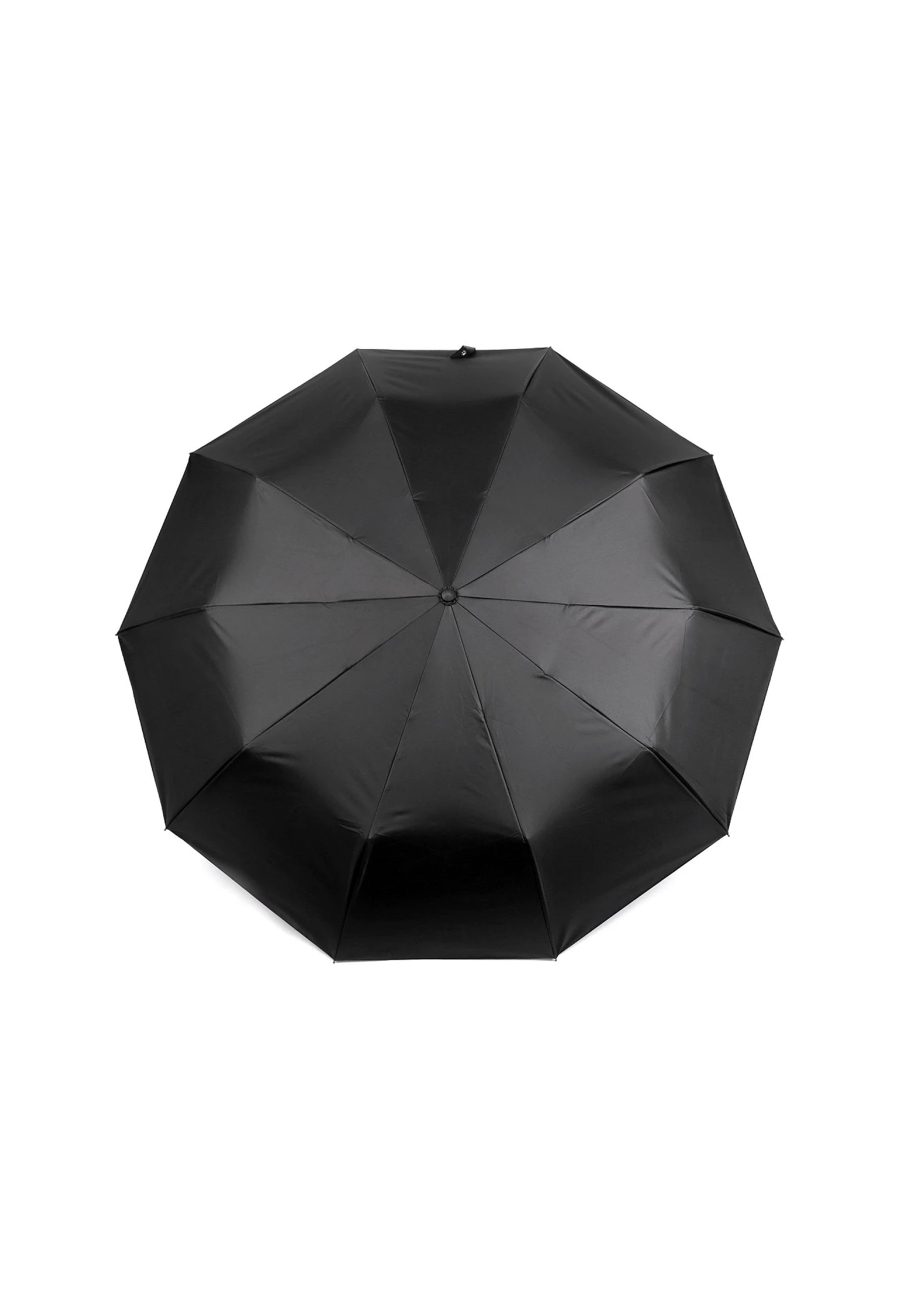 Regenschirm Automatik Faltbar Groß Schwarz
