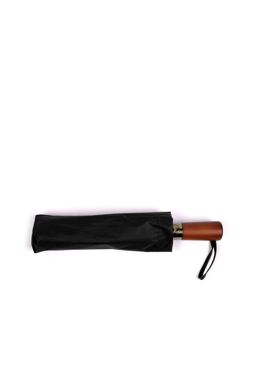 Automatic Folding Umbrella Large Black